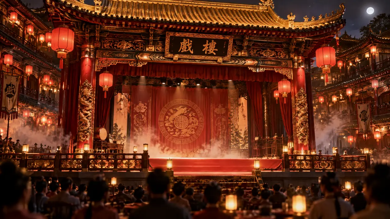 惊鸿一舞｜场景锚点-古典戏台