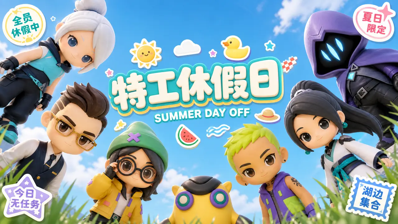 盛夏行动：特工休假日丨无畏契约潮玩CG动画