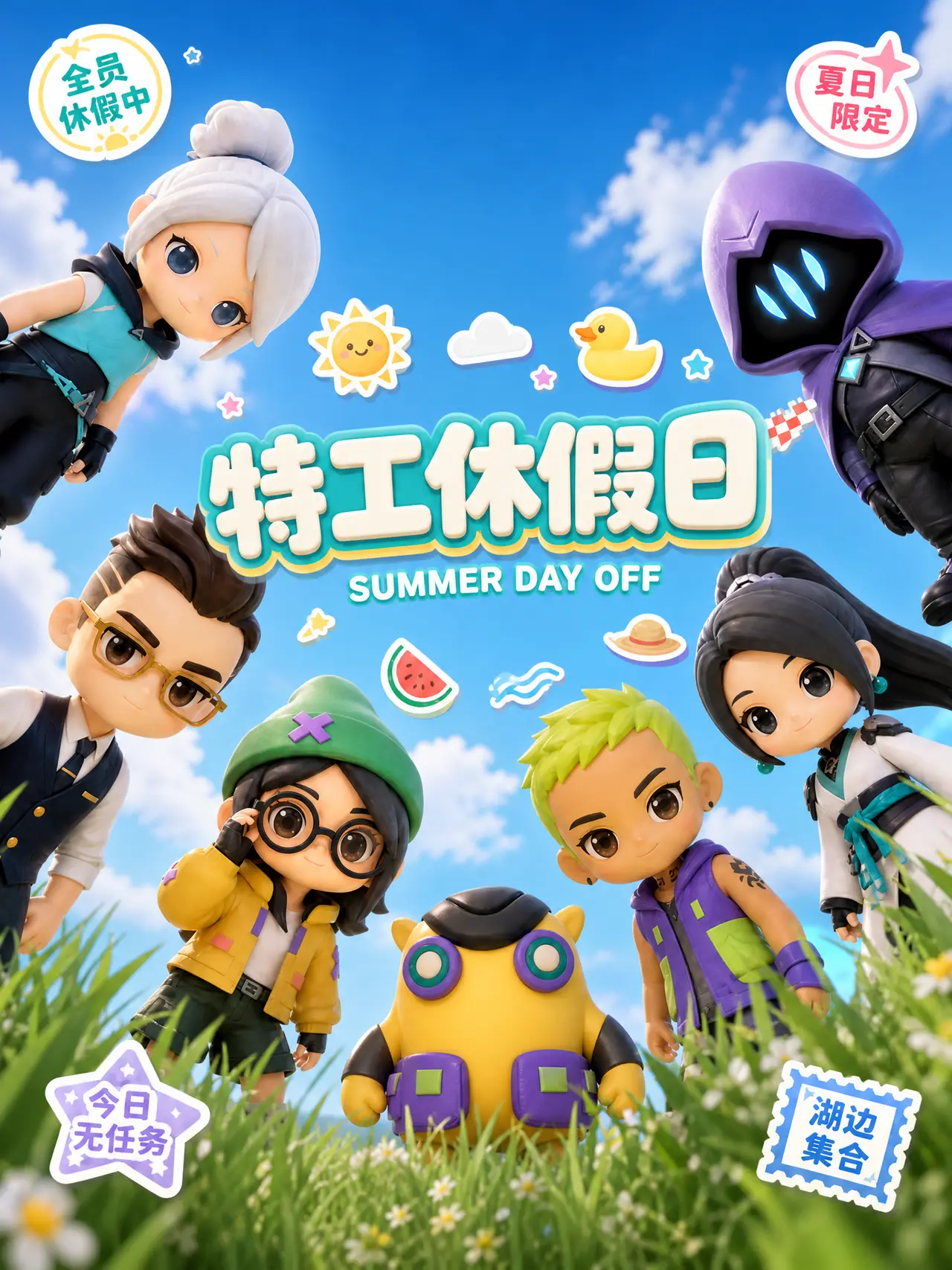 盛夏行动：特工休假日丨无畏契约潮玩CG动画｜图片节点 22