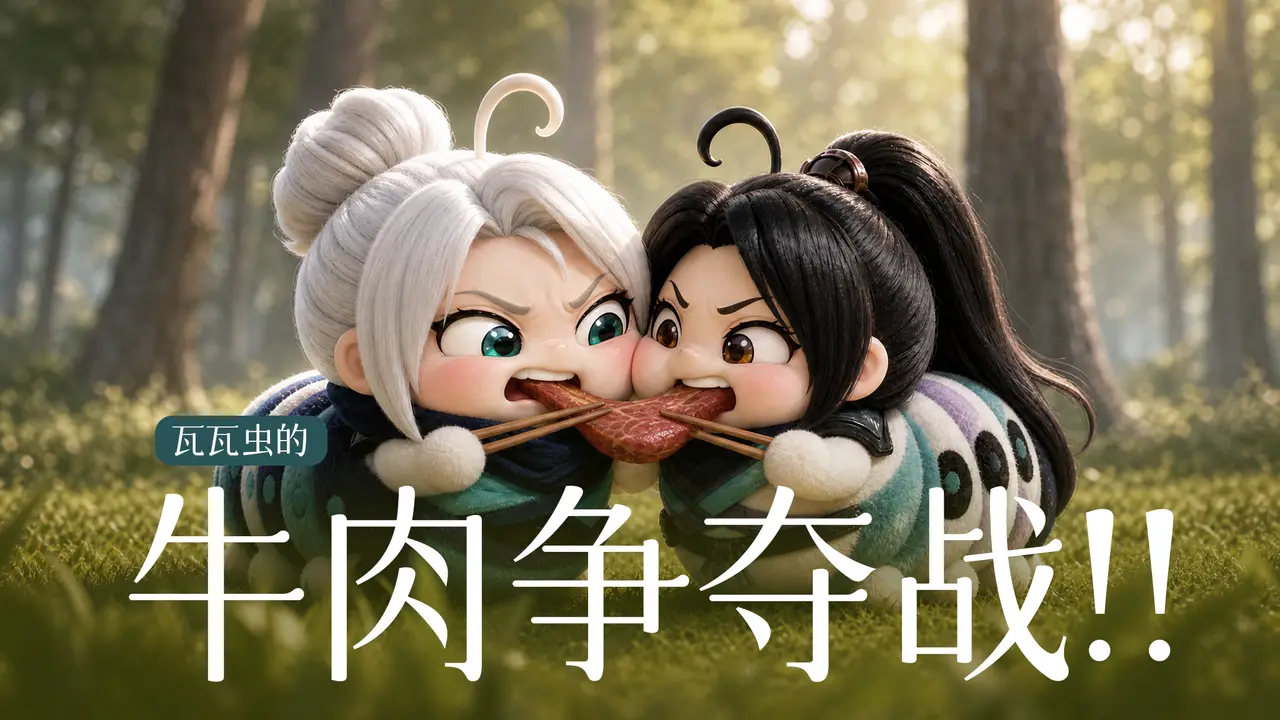 瓦瓦虫-牛肉争夺战，最后一块牛肉是我的！