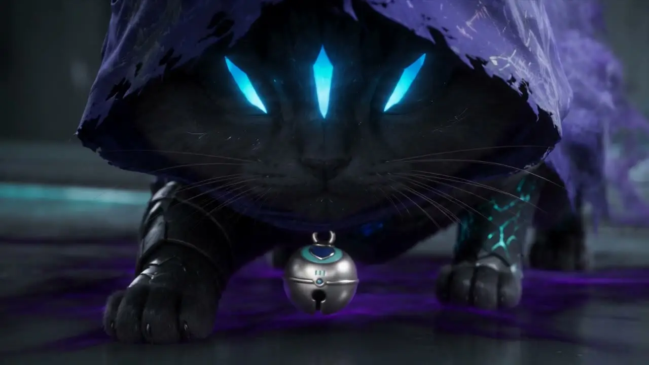 猫幽影戴上了铃铛｜视频节点 1