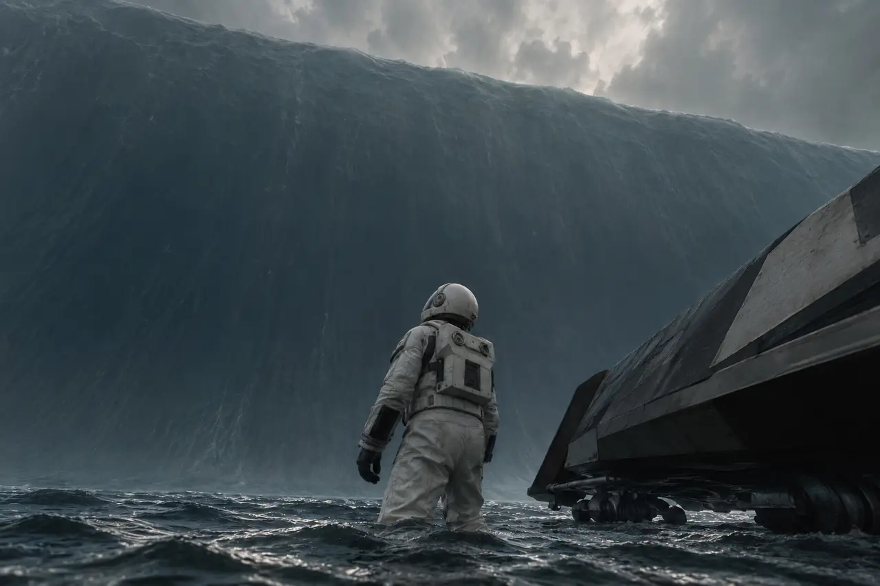 用AI来做诺兰《星际穿越》的影片视效 “Those aren't mountains...They're waves.”