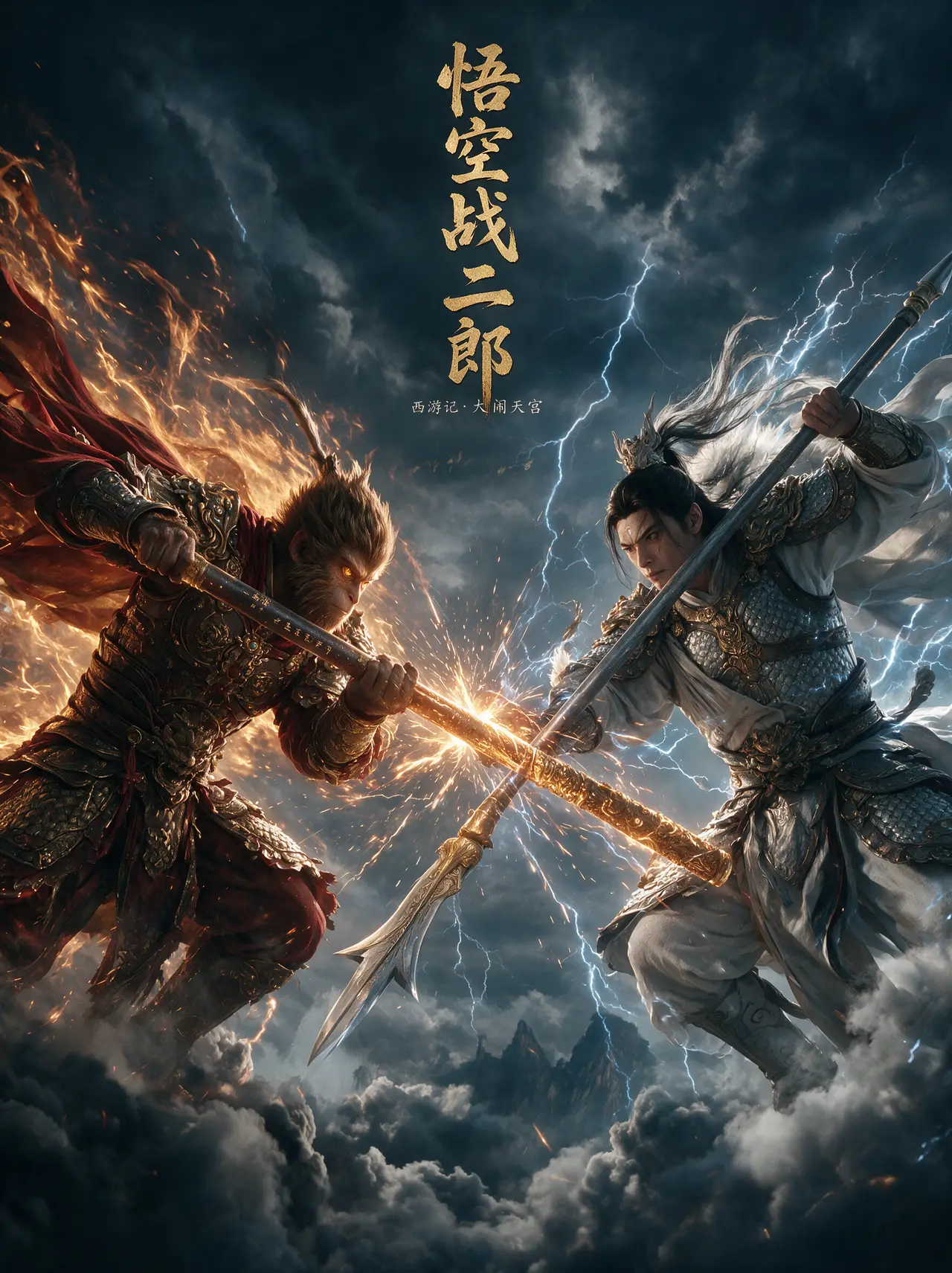 悟空战二郎|悟空战二郎_电影海报_替换角色_v4