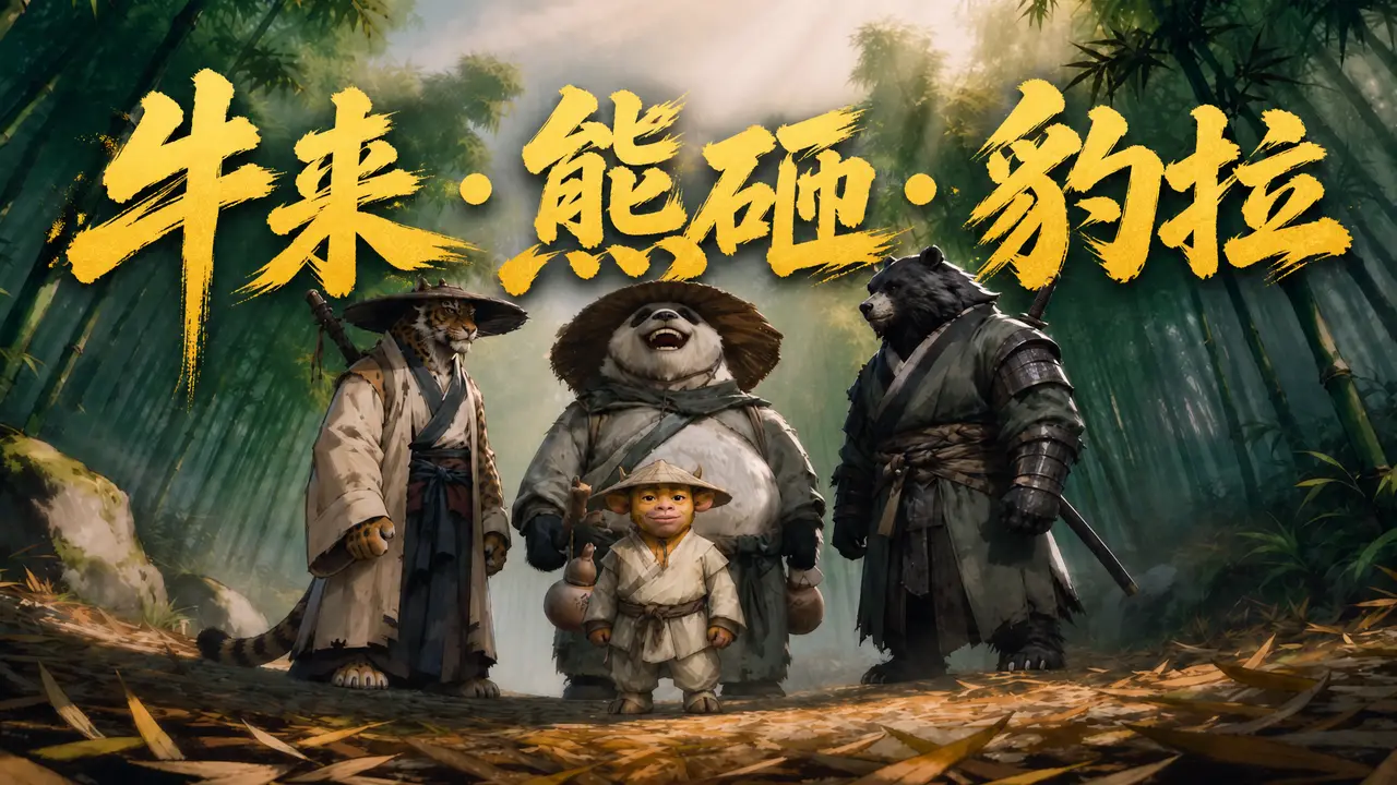 《牛来·熊砸·豹拉》