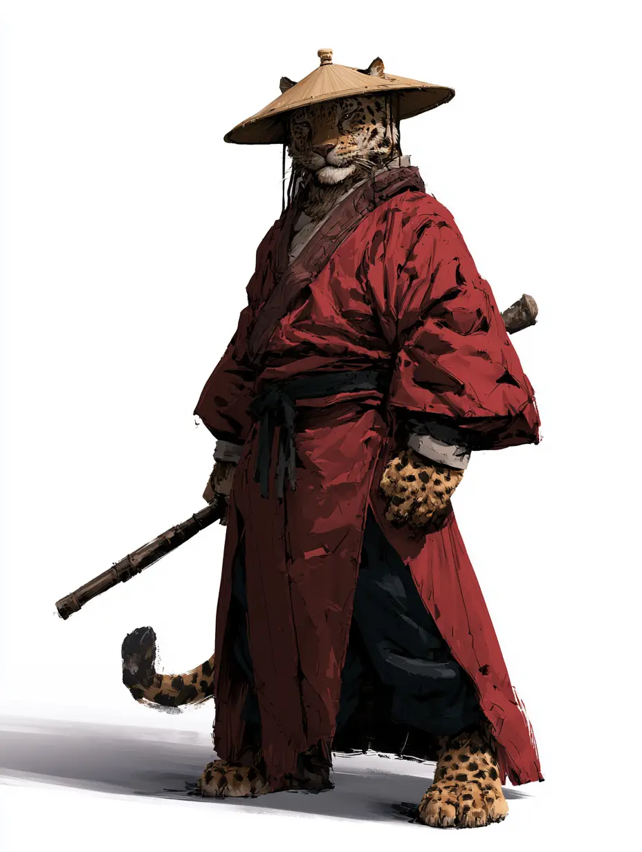 《牛来·熊砸·豹拉》|武侠黑熊形象 - 副本
