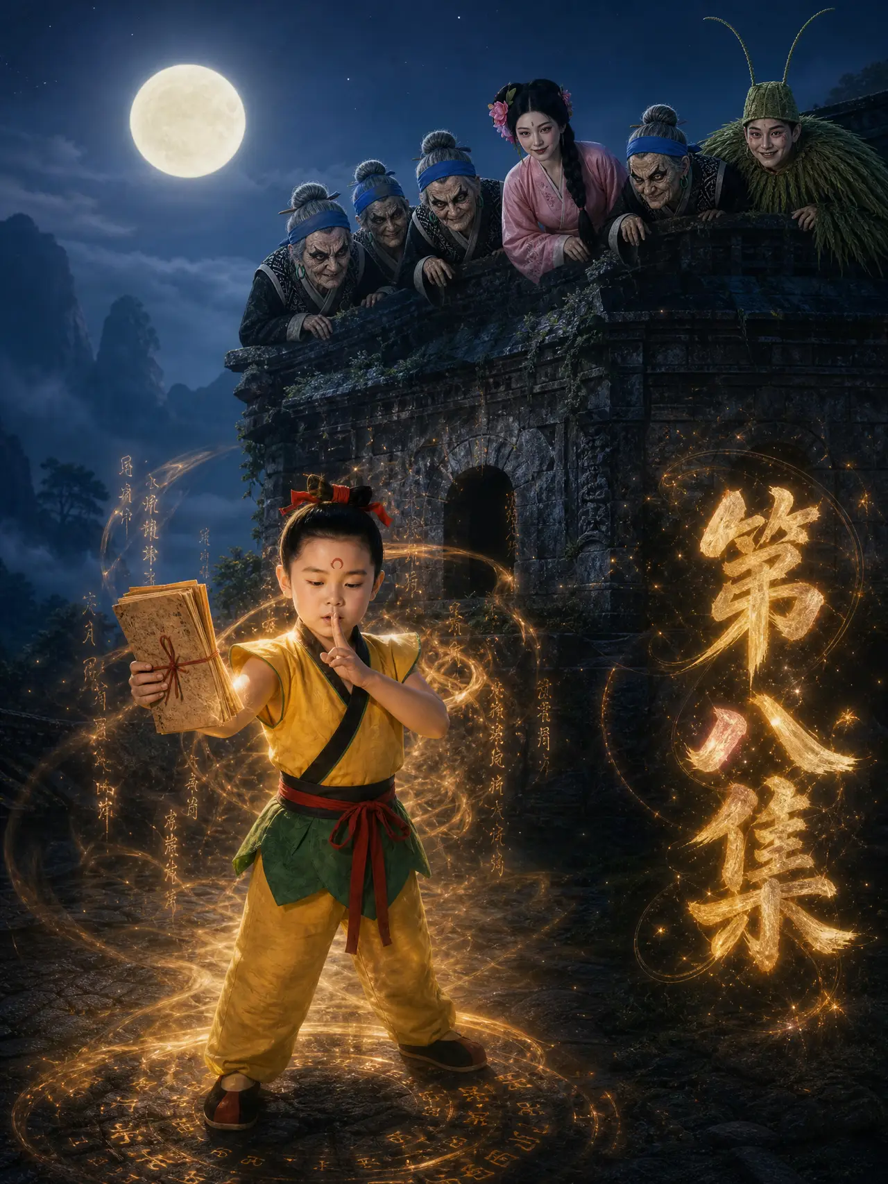 AI仿真人 致敬经典<天书奇谭7>｜图片节点 9