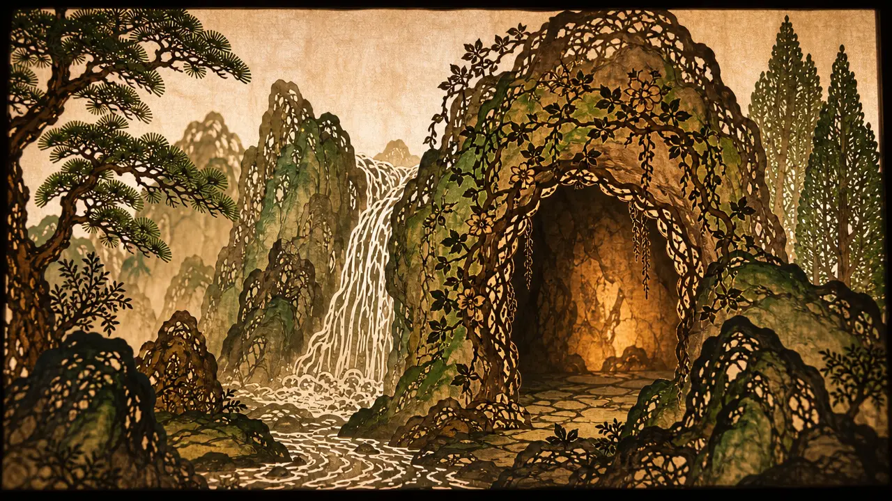 《大闹天宫》|A07-花果山水帘洞场景锚点