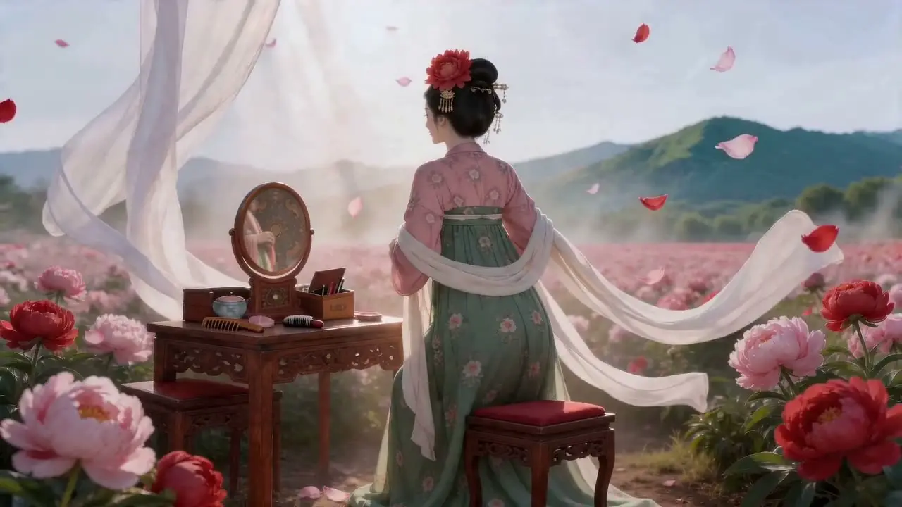 《花想容》主题曲MV-花神芍药｜视频节点 5
