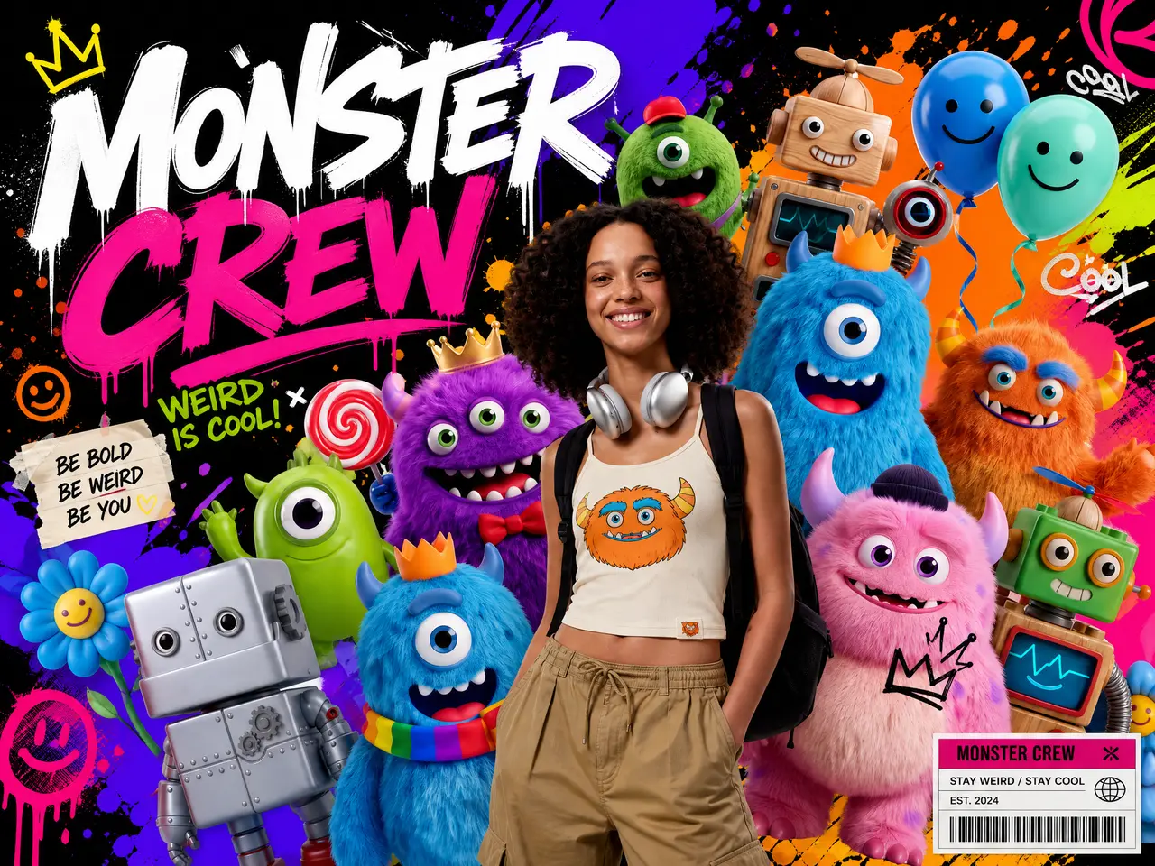 MONSTER CREW . MV