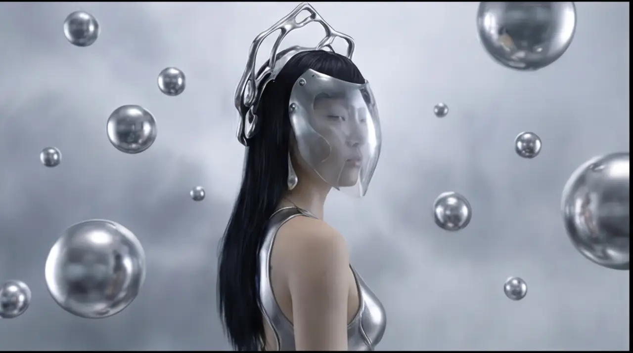 虚拟歌姬米小花MS.MOIUR首单Mercurial Limbo｜宫格生图 2-1