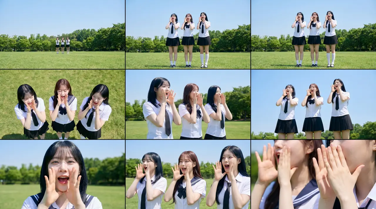 after the bell 音乐MV|多机位九宫格