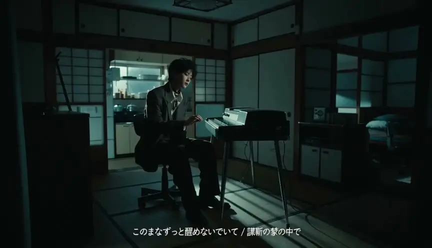 【日字MV】深夜のシンセサイザー | 深夜的合成器【Citypop】｜Shot-25 公寓全景幻梦空间