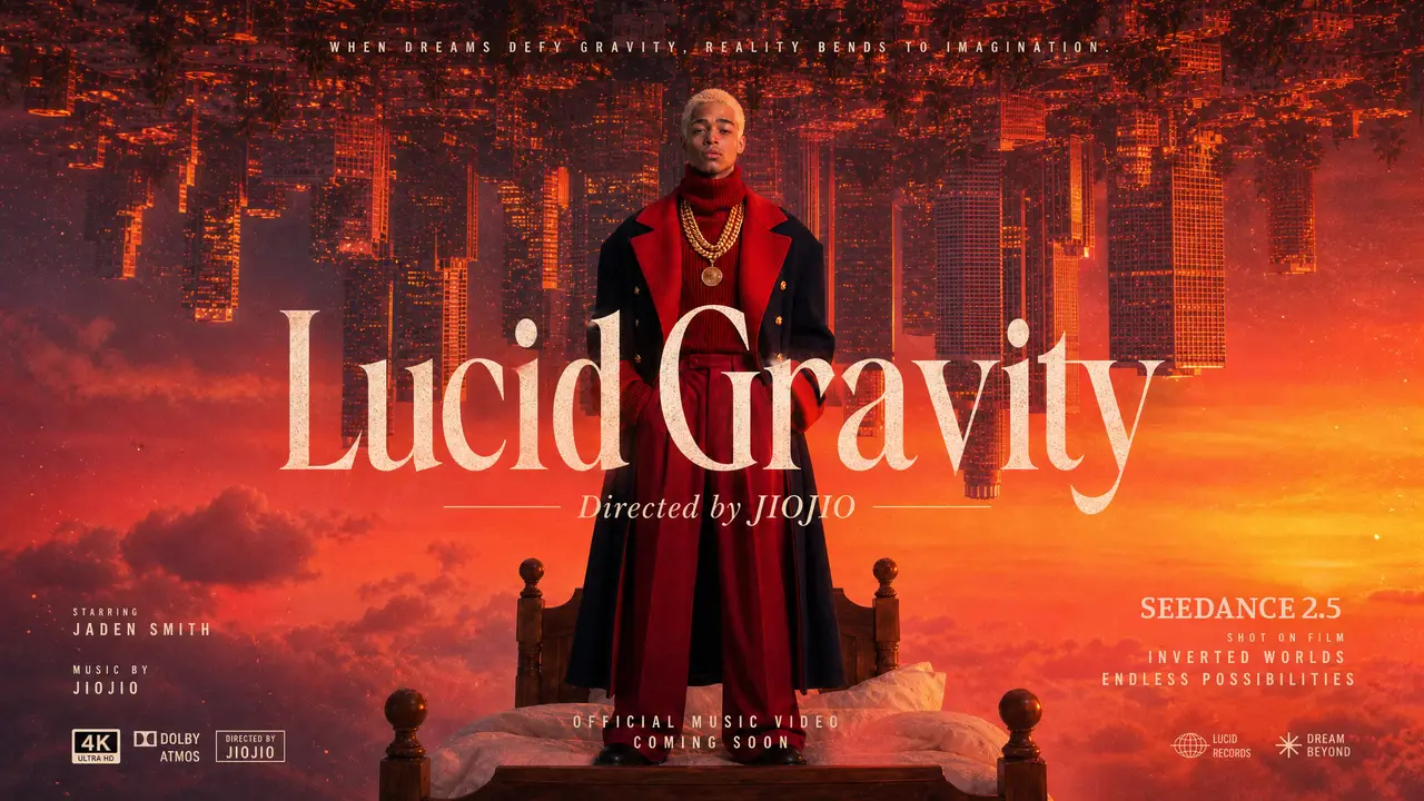 Seedance2.5直出《Lucid Gravity(清醒重力)》AIMV短片