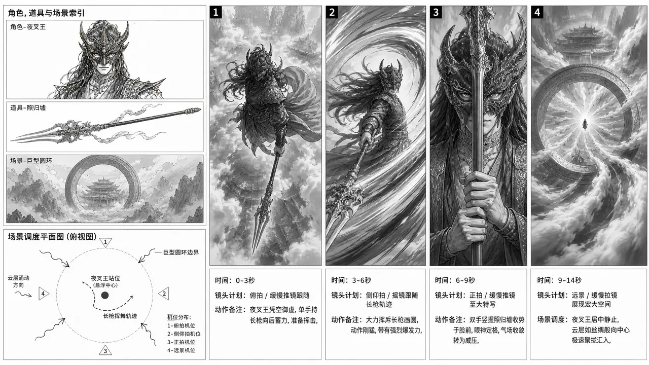 《夜叉》|剧情推演四宫格