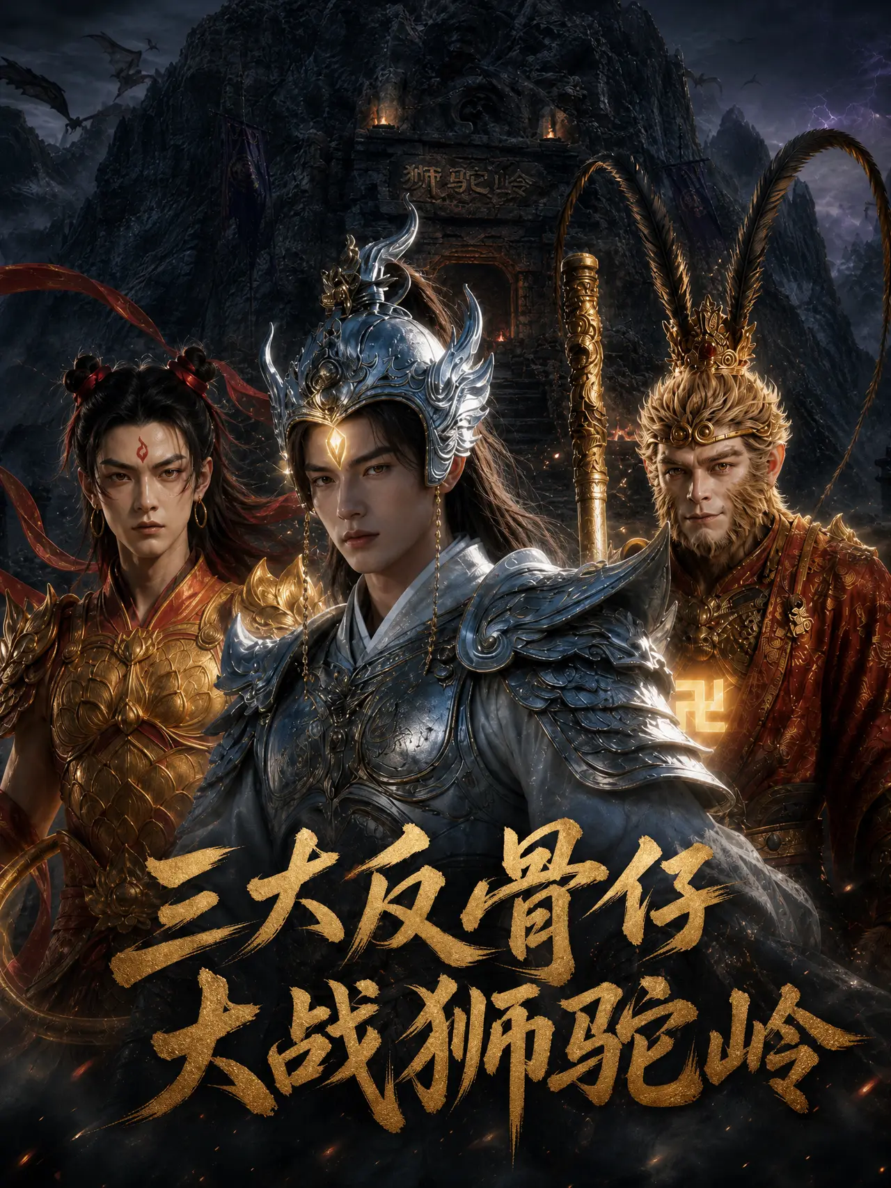 三大反骨仔大战狮驼岭｜图片节点 1 - 副本