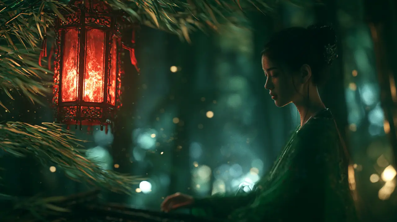 东方武侠MV《青衣行》｜分镜09-灯笼空镜 - 副本