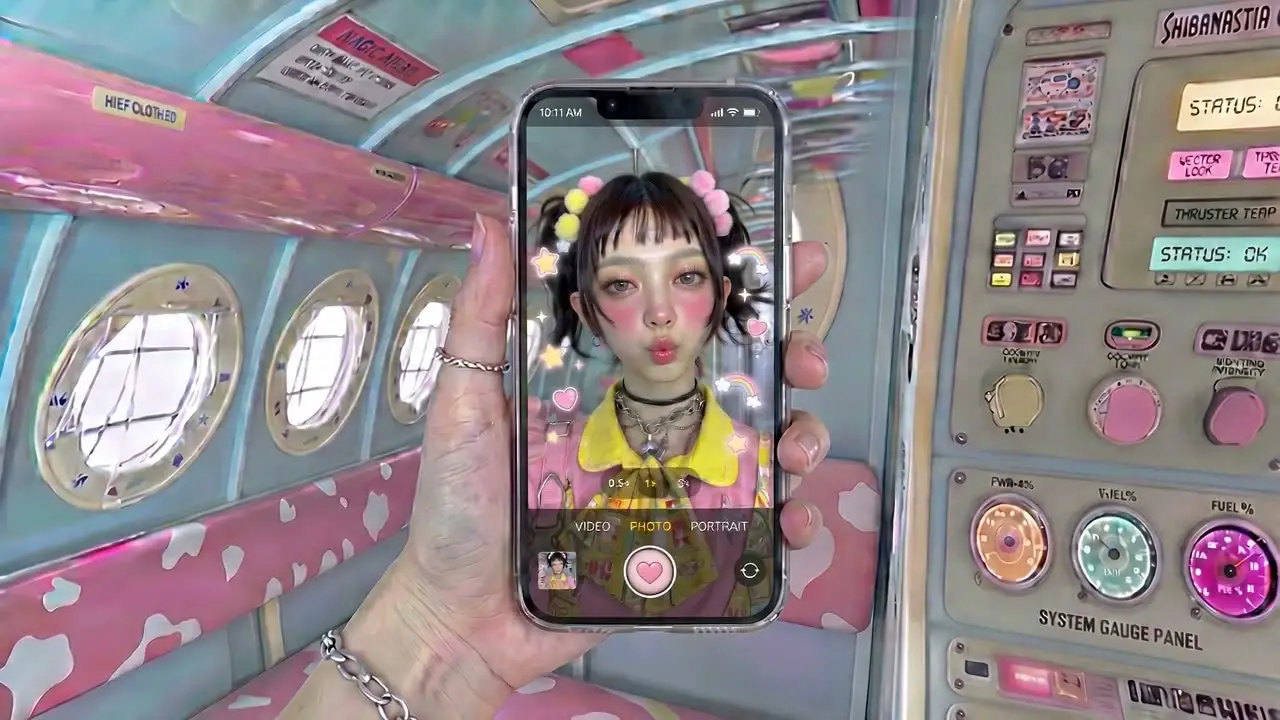 【AIMV】-Airplane Mode 超现实风格MV工作流｜表情改变视频