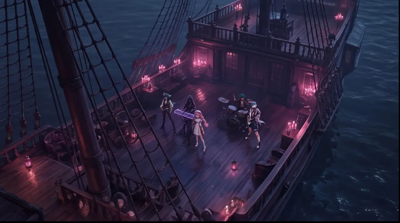 Remenber 蛋仔派对 逃出惊魂夜 海瑟角色曲MV|宫格分镜 1-1