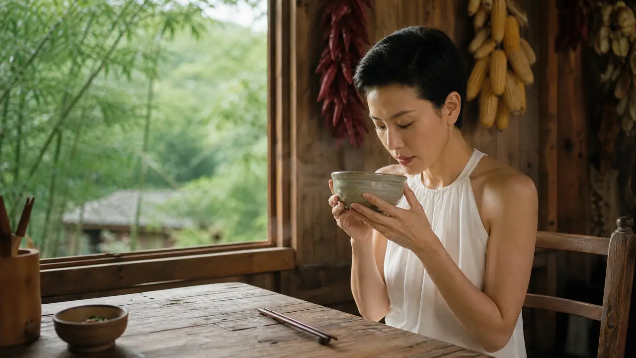 AI高清重制版张清芳《花雨夜》音乐MV|S06 木桌热汤思念