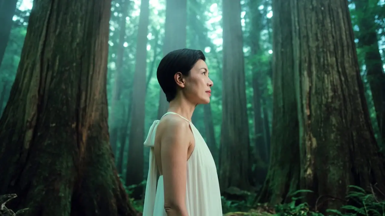 AI高清重制版张清芳《花雨夜》音乐MV｜视频节点 21