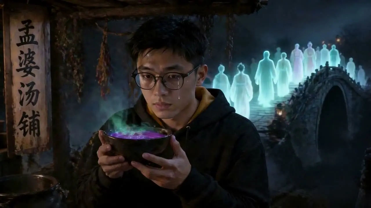 执念化形，一醉方休：《孟婆的汤太难喝》MV｜视频节点 2