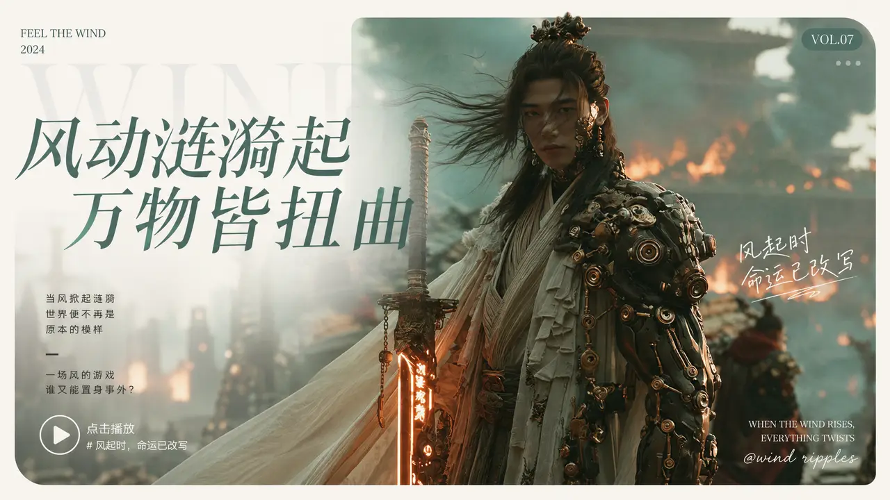 风动涟漪起,万物皆扭曲