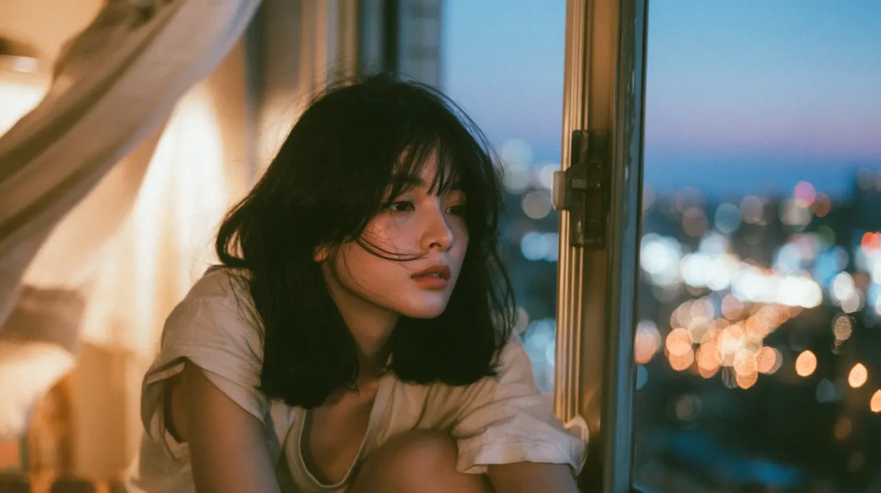 那个夏天|N3|公寓窗边夜晚