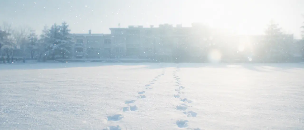 ゆきのてがみ|场景图⑤ · 雪地操场
