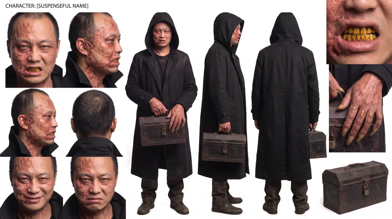 《时时刻刻》同一个人三个时空|角色三视图