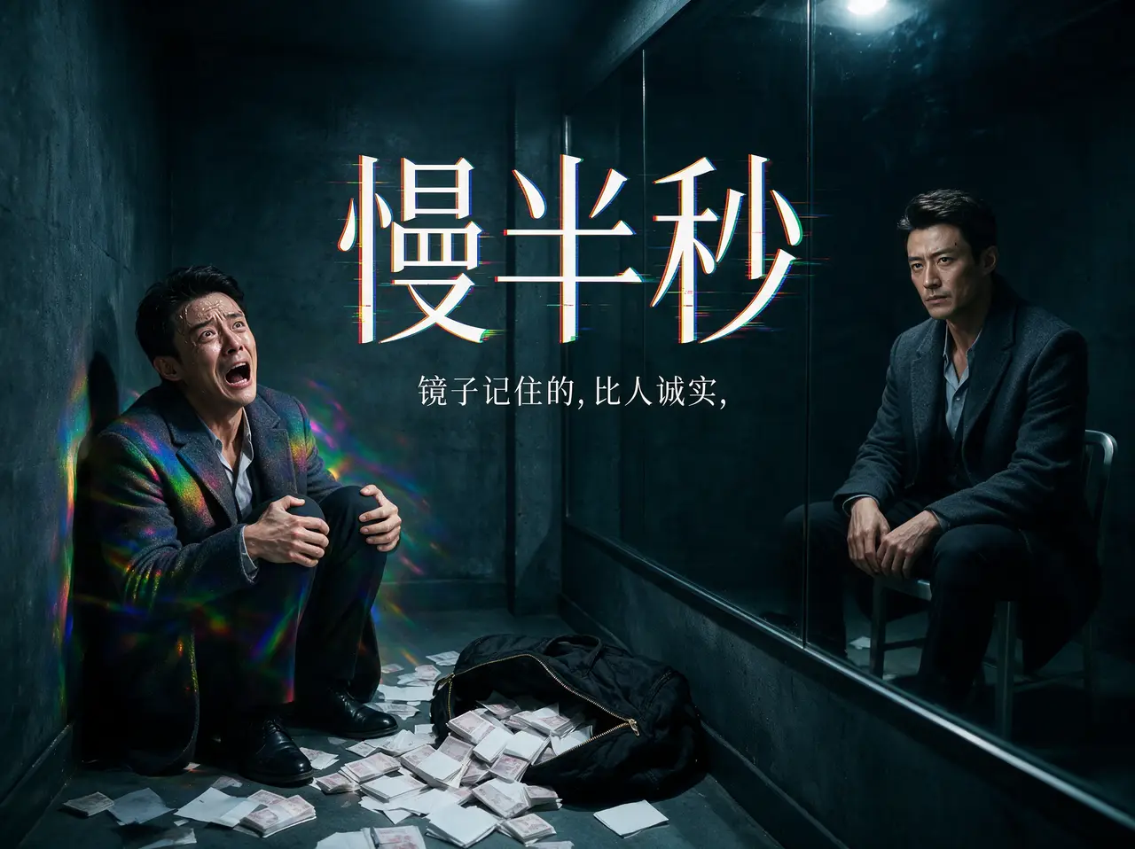 《慢半秒》 镜子记住的....比人诚实......|《慢半秒》封面 4:3横版 v2