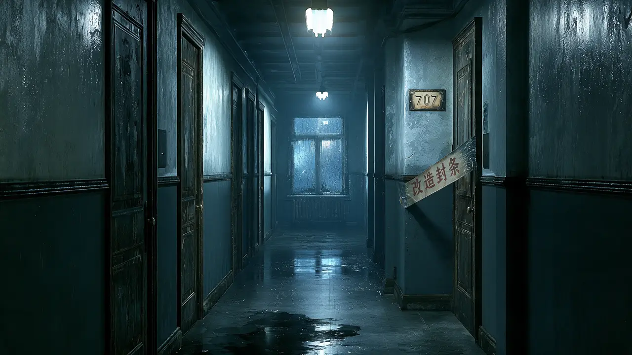 《慢半秒》 镜子记住的....比人诚实......|03|场景|旧港酒店走廊