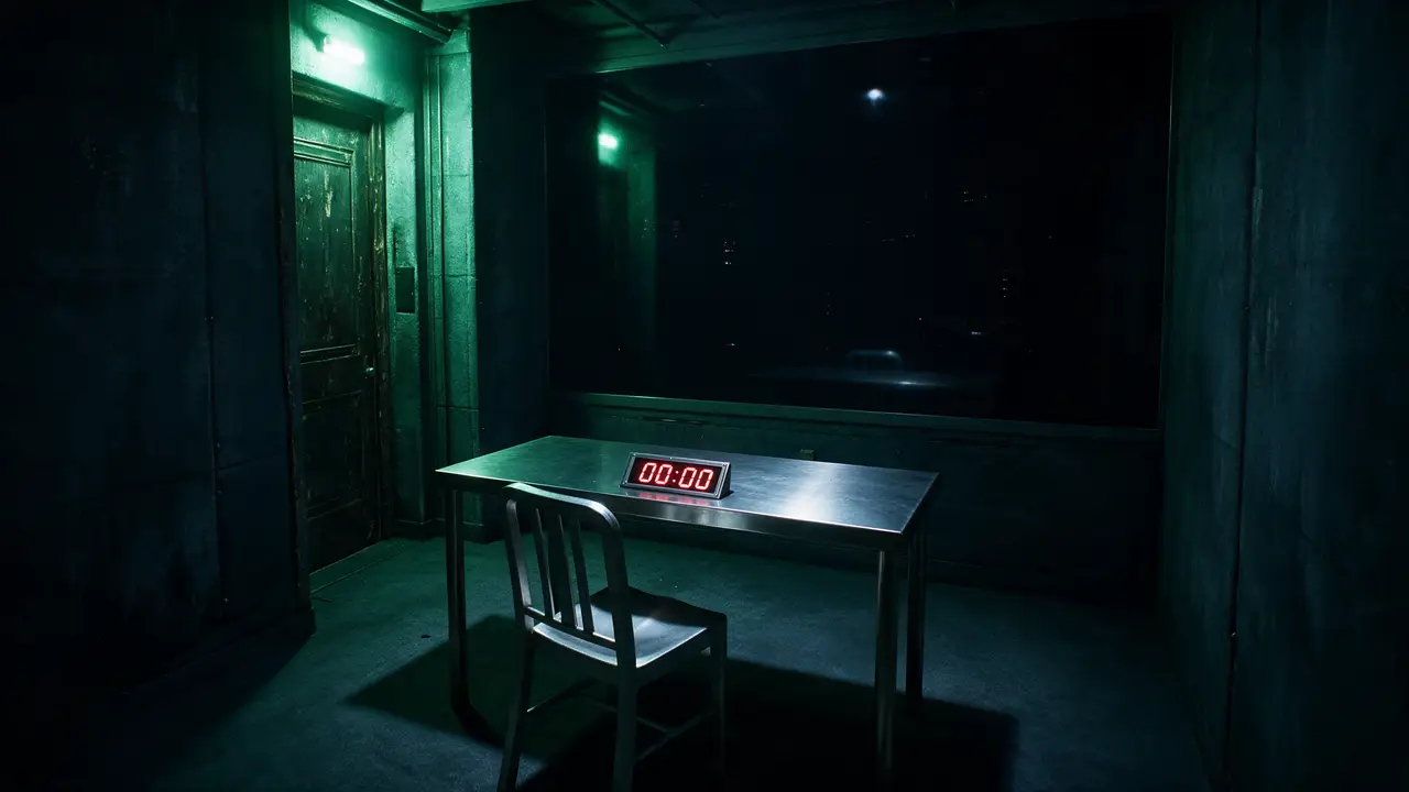 《慢半秒》 镜子记住的....比人诚实......|03|场景|707号房应急灯