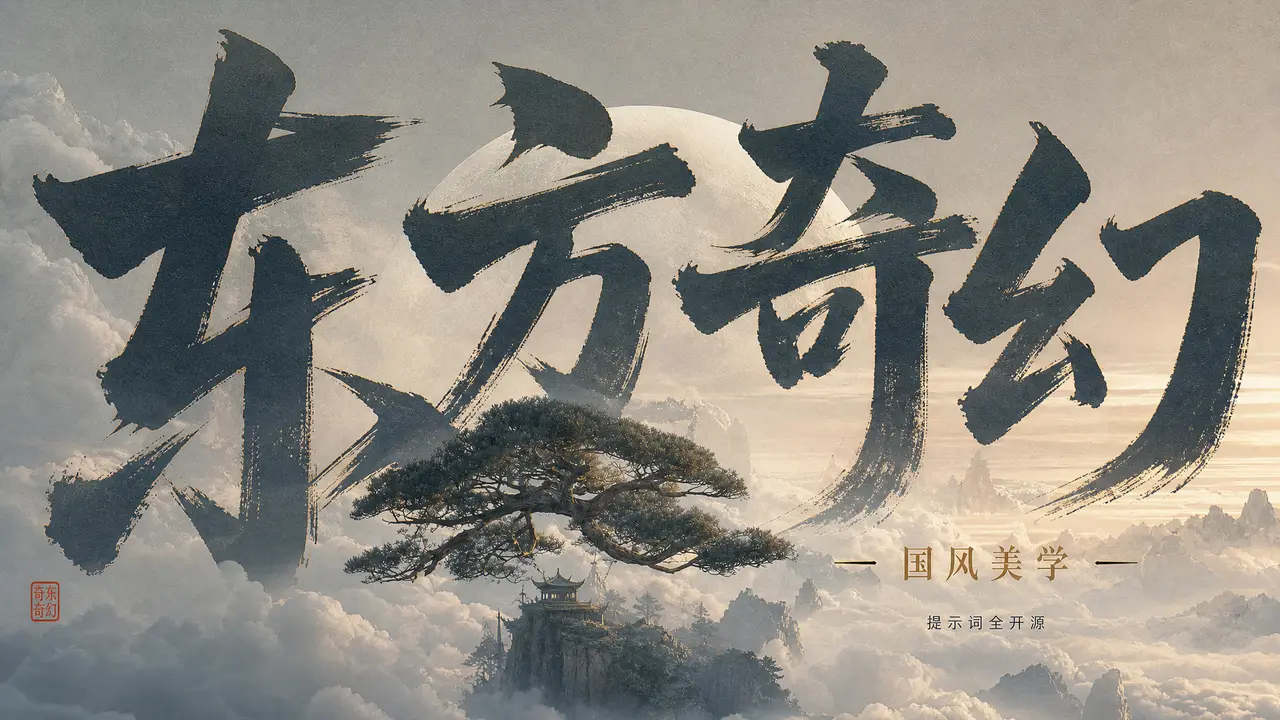 中式美学玄幻国风东方仙境丨社媒爆款生成｜图片节点 3