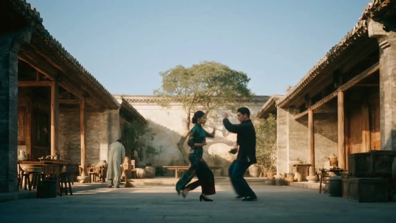 流畅传统中式打斗（真人无特效）｜《问拳》打斗片段·30秒·力量感版