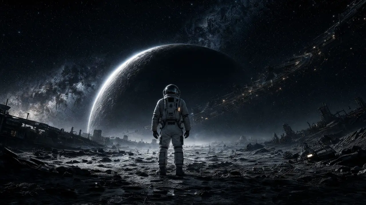 《落兰》星际穿越风格电影宣传片|A2_宇航员锚点