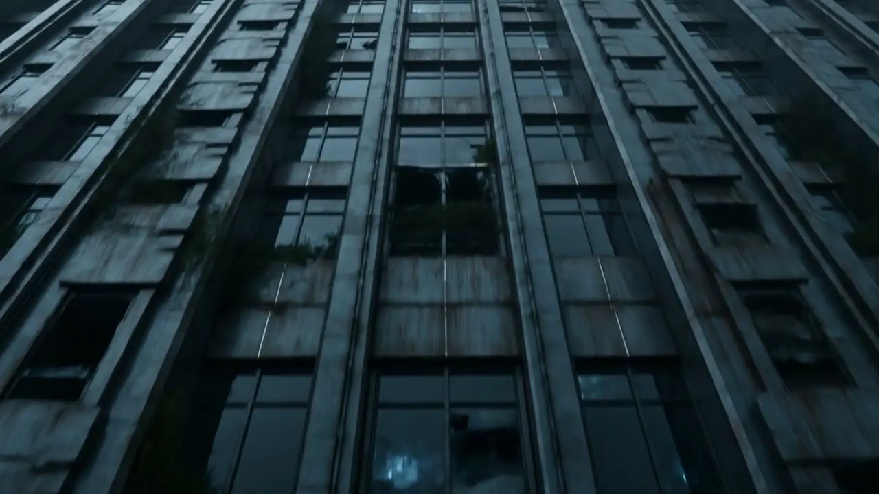 《落兰》星际穿越风格电影宣传片｜城市建筑_超高层外墙仰拍
