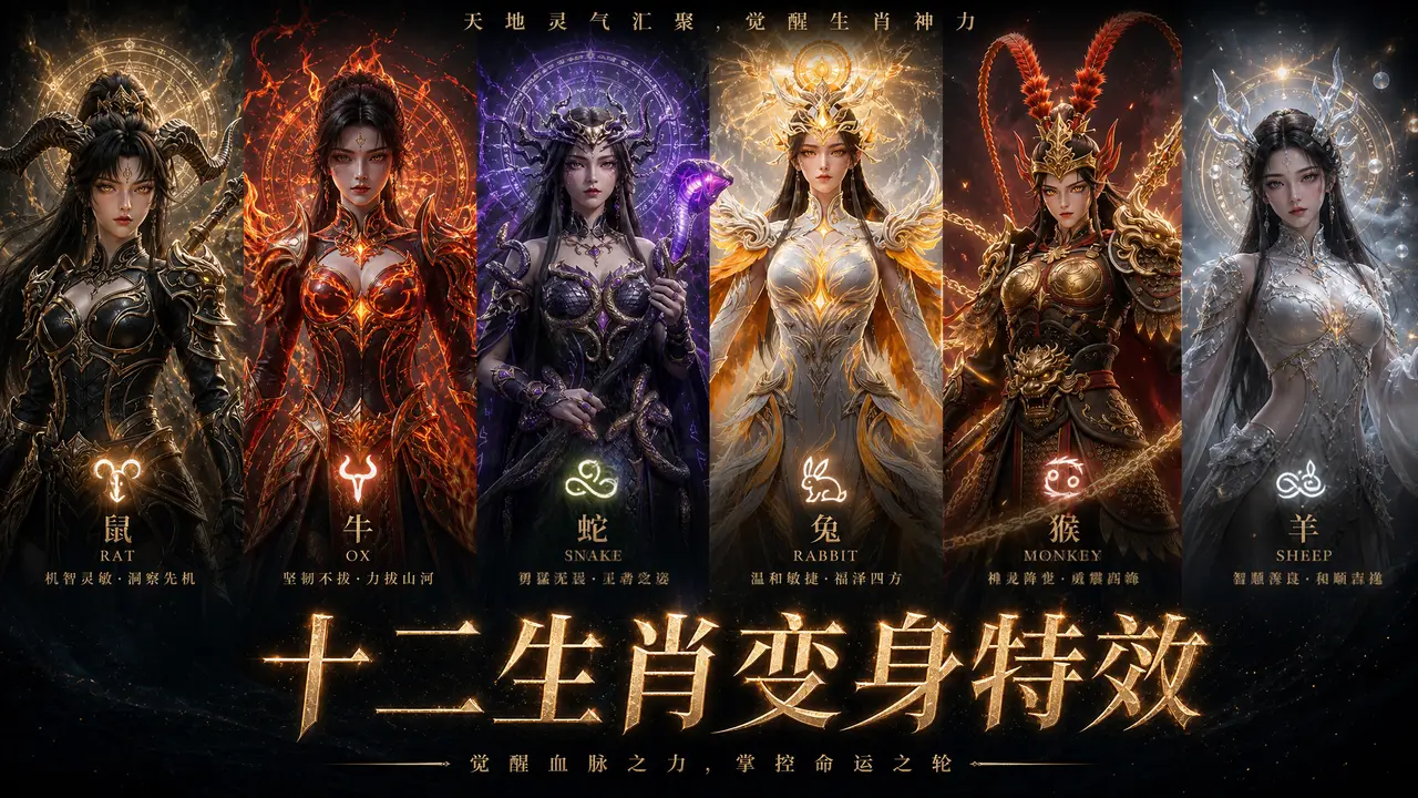 十二生肖变身特效