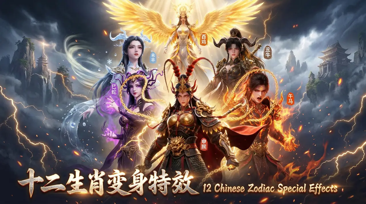 十二生肖变身特效｜图片节点 11