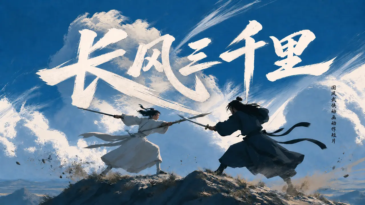 长风三千里丨国风武侠动画动作短片｜图片节点 6 - 副本