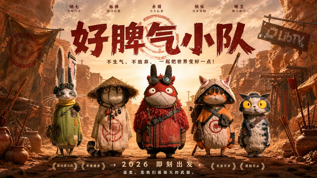 《好脾气小队》Seedance 2.5初体验
