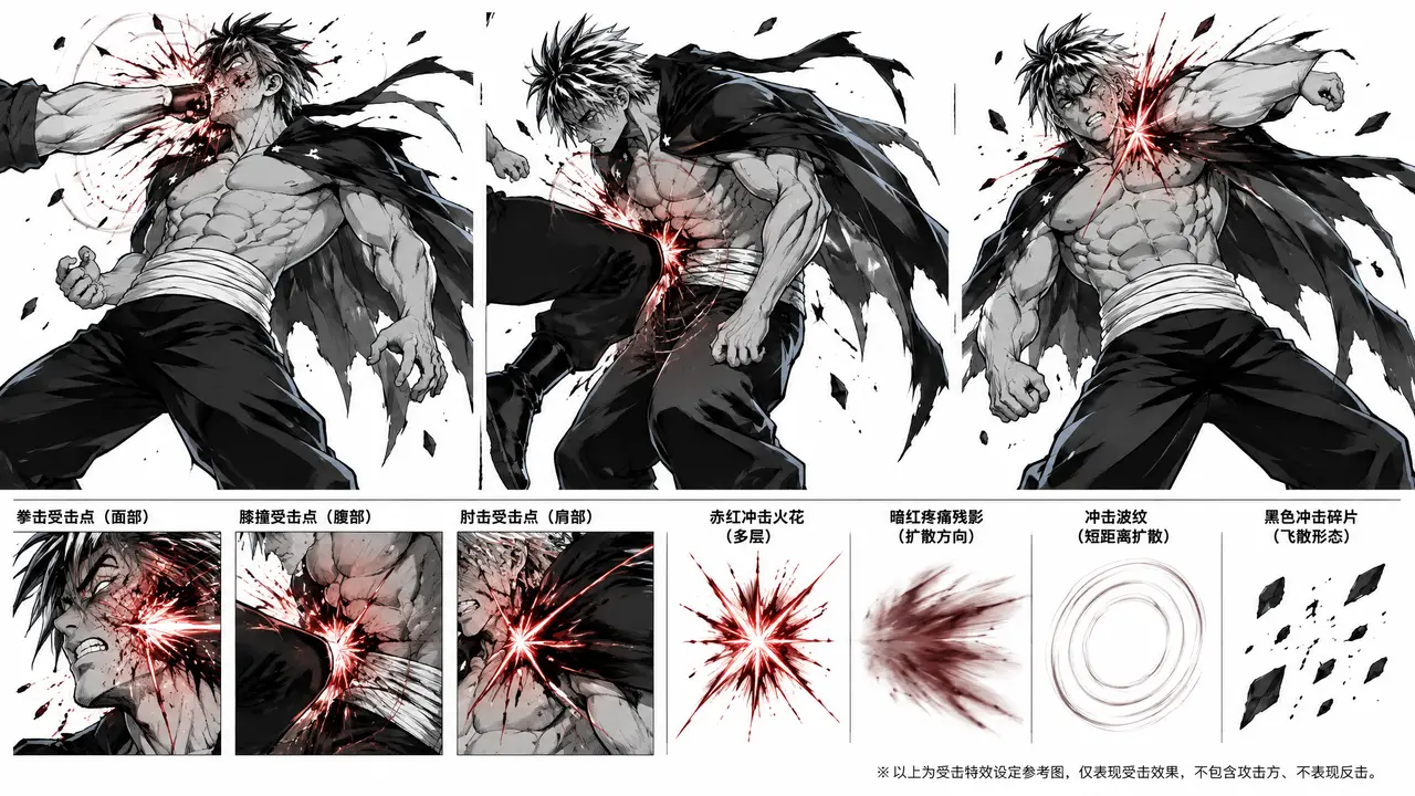 《饿狼vs水龙》|受击特效