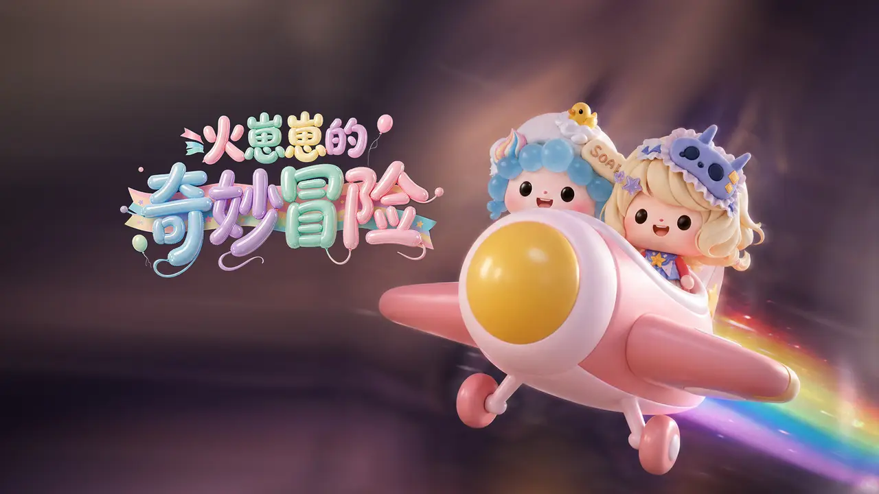 迷你火崽崽在奇妙屋冒险的一天