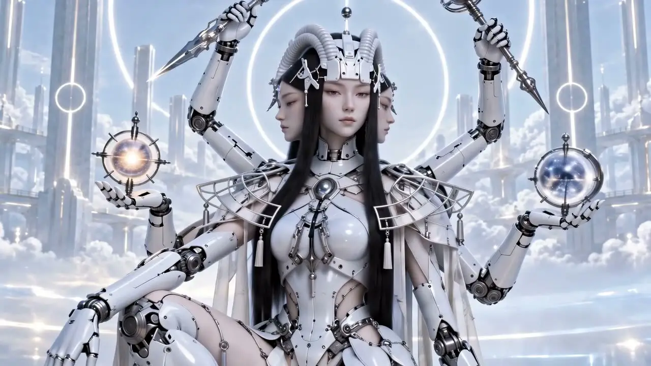 重述八部 - Asura｜三面机械神姬·云座凝视定场镜8秒