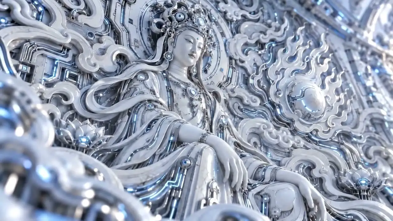 重述八部 - Asura｜壁画机械苏醒开场动画（音效版）