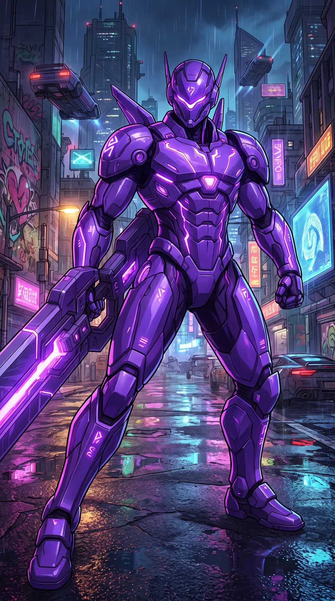 女武神觉醒|A2 紫色机械战士