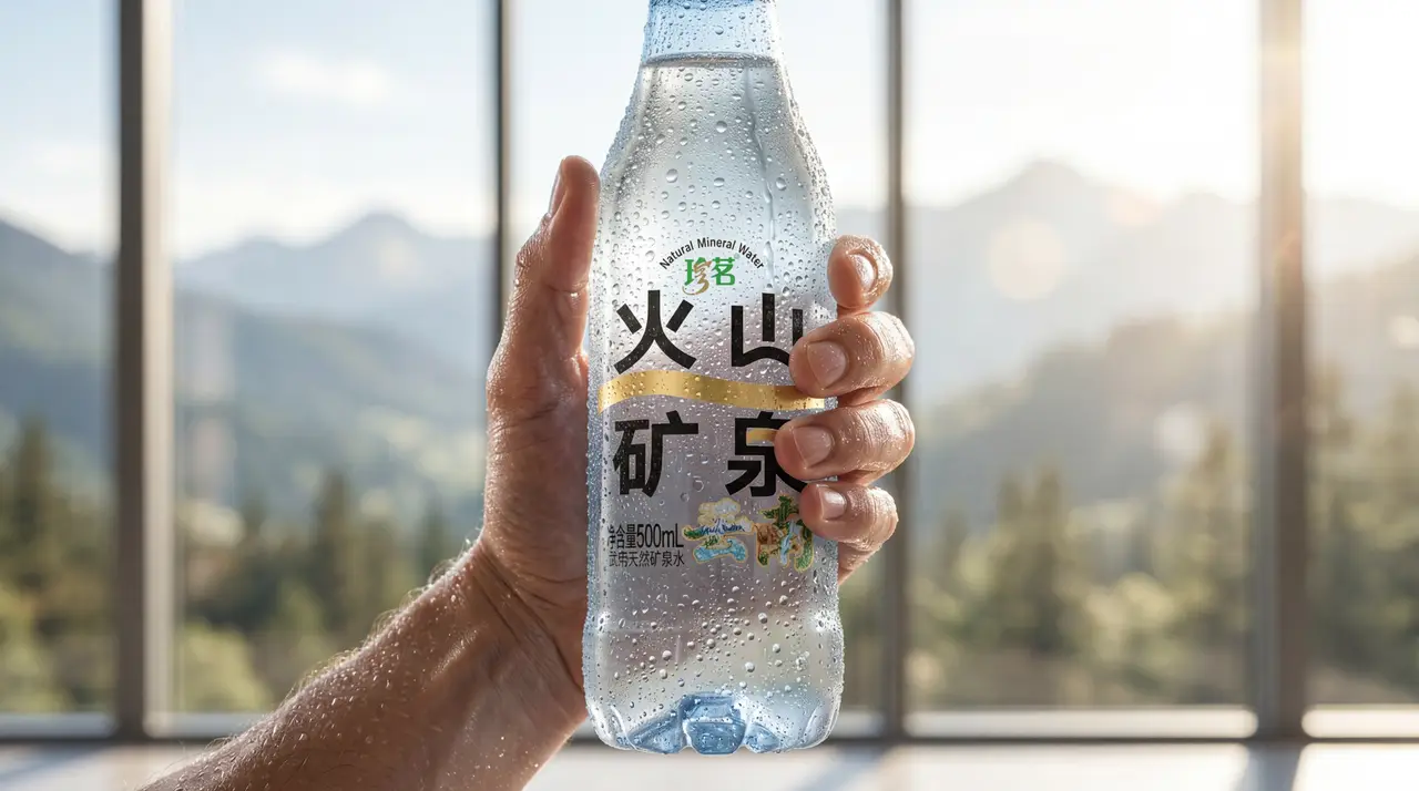 高原极脉｜珍茗云南火山矿泉 AI商业广告｜图片节点 3