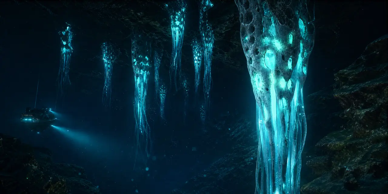 海洋探索|水母幽光石