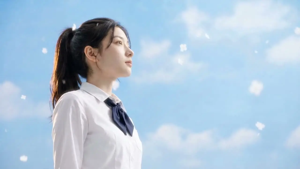 【模版2】茶饮TVC《白日梦》 - 副｜【补镜头】女主抬头，冲出画面