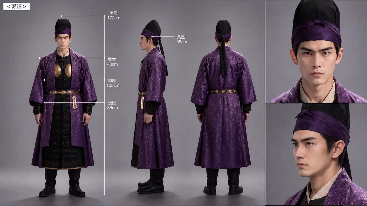 《第八封诏书》|郭师年轻版20岁角色设定图
