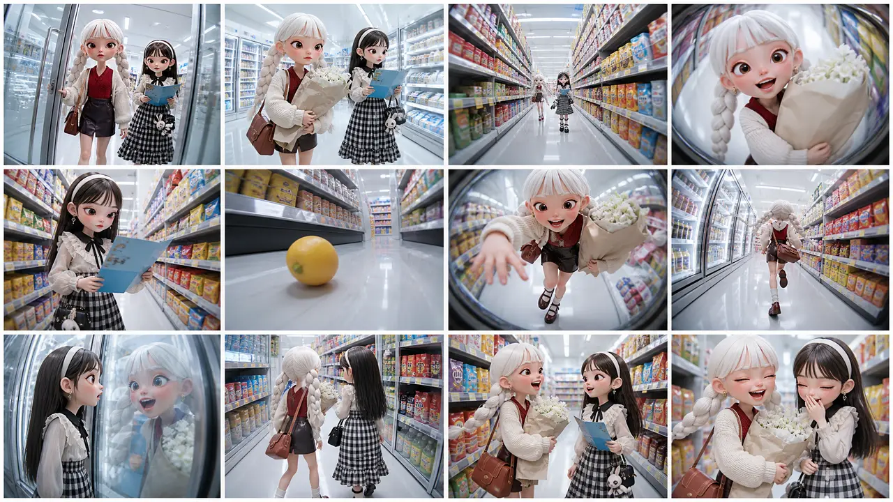 3D潮玩女孩城市冒险短片｜图片节点 8